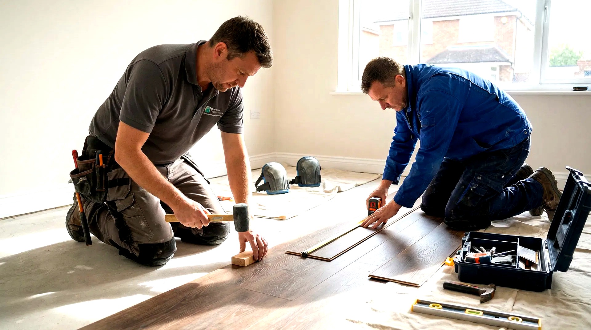 Professional flooring installation